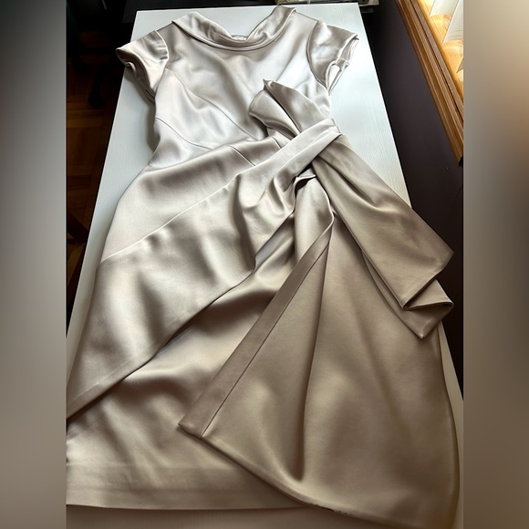 Dresses & Skirts - Karen Millen Formal Satin Midi Dress Like New Sz 6
